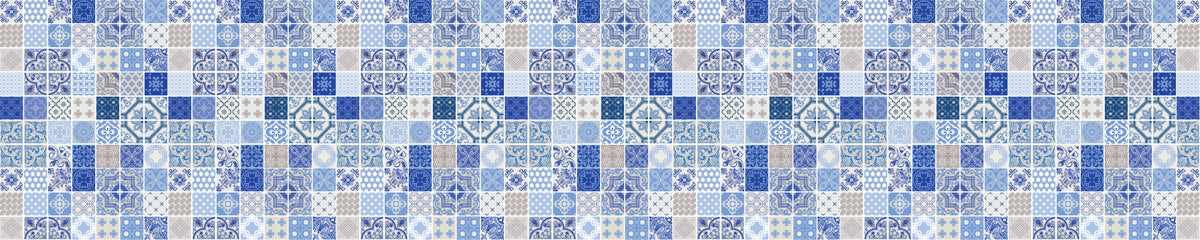 Waschbeckenrückwand Patchwork