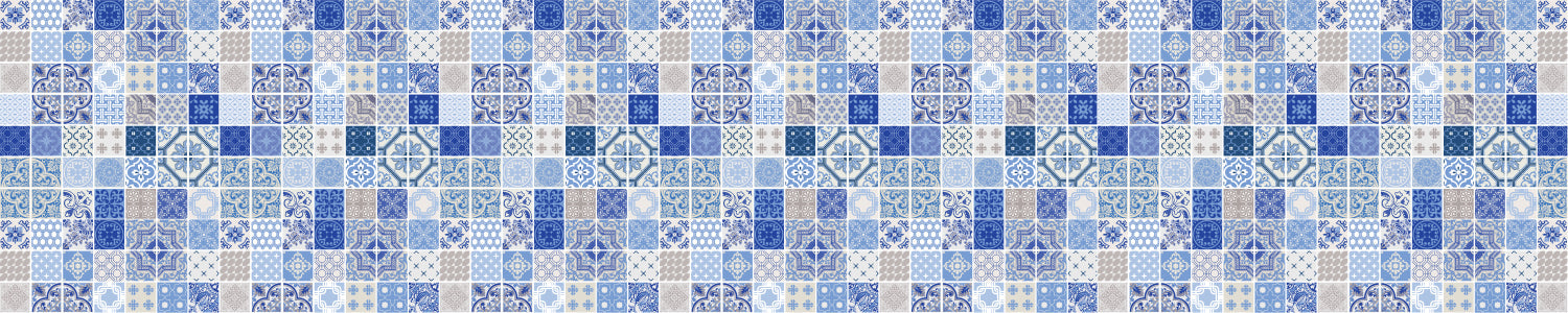 Waschbeckenrückwand Patchwork