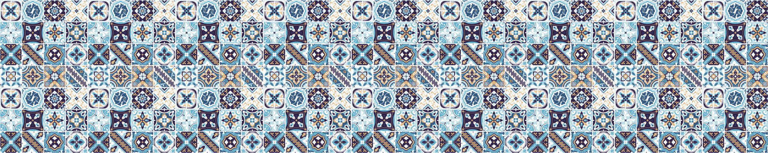 Badrückwand Patchwork