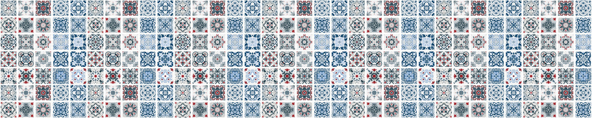 Waschbeckenrückwand Patchwork