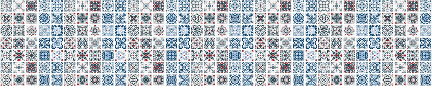 Waschbeckenrückwand Patchwork