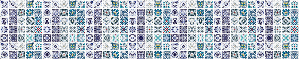 Waschbeckenrückwand Patchwork