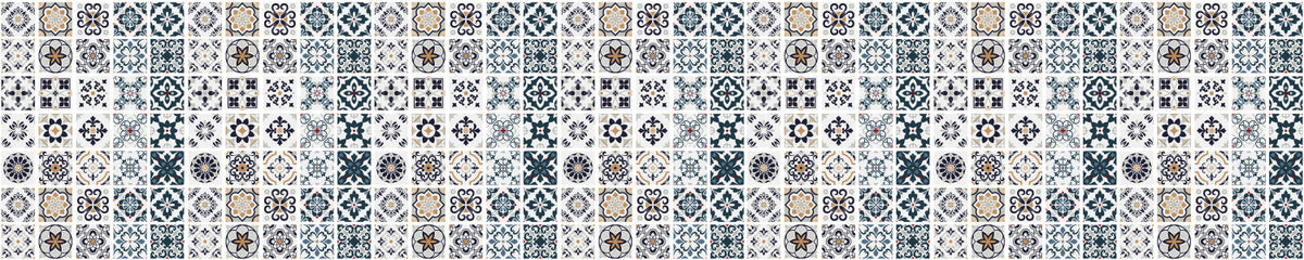 Badrückwand Patchwork