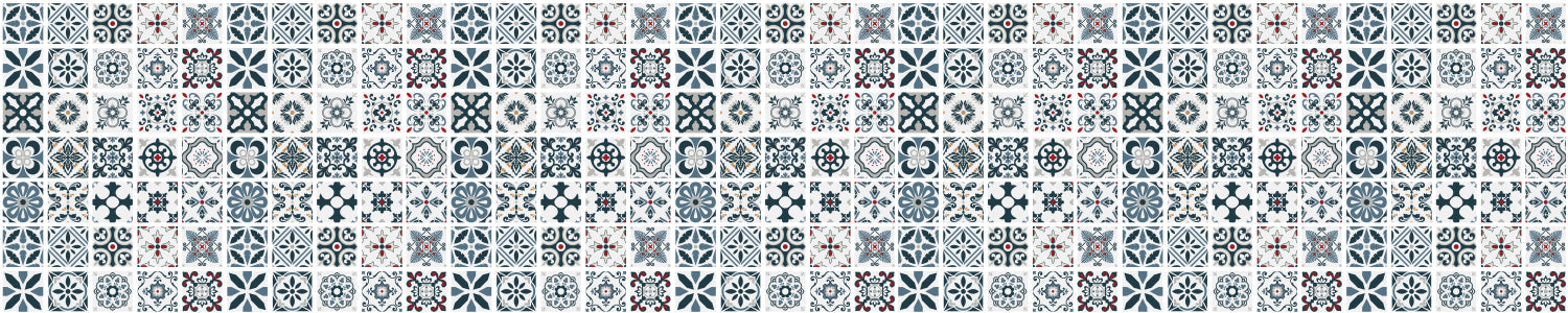 Badrückwand Patchwork
