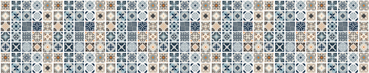Badrückwand Patchwork