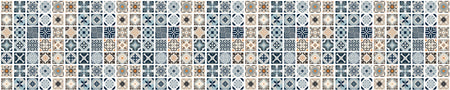 Badrückwand Patchwork