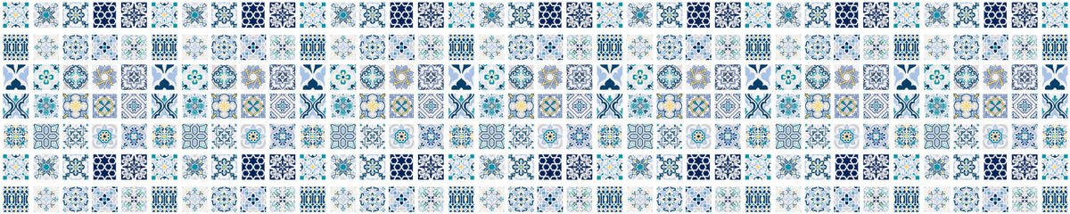 Badrückwand Patchwork