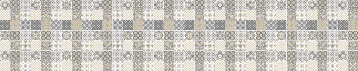 Badrückwand Patchwork