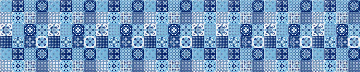 Badrückwand Patchwork