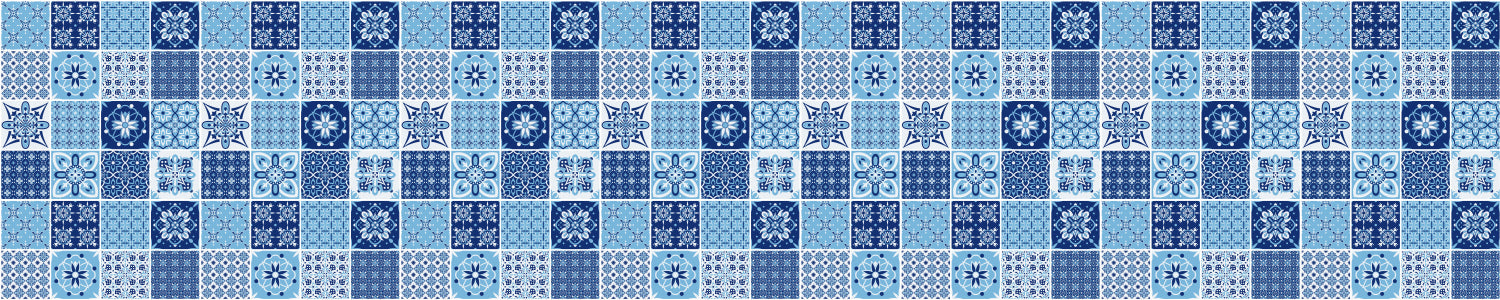 Badrückwand Patchwork