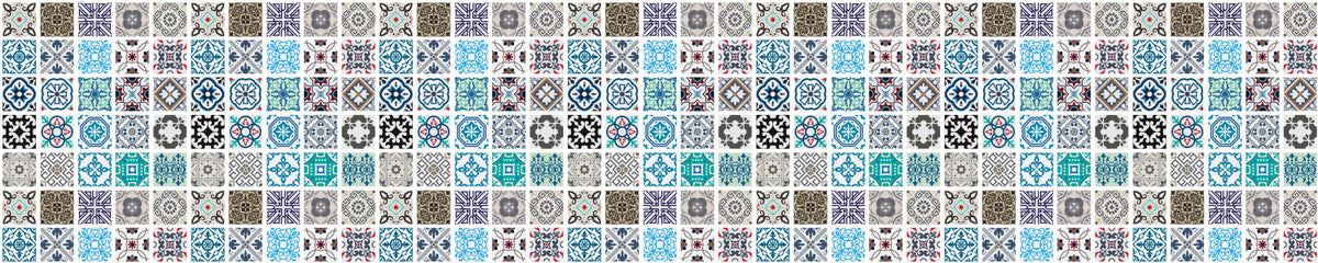 Badrückwand Patchwork