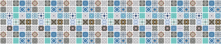 Badrückwand Patchwork