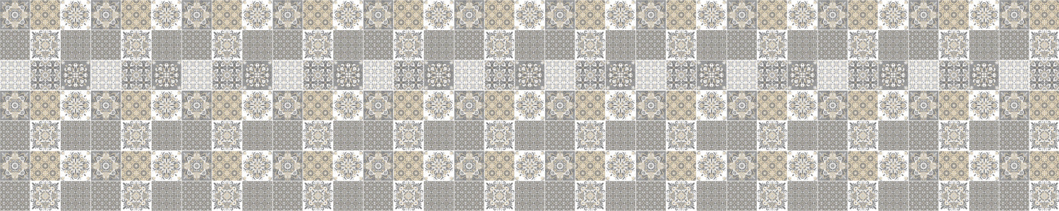 Badrückwand Patchwork