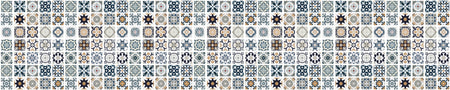 Badrückwand Patchwork