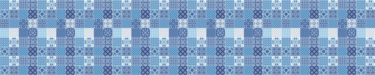 Waschbeckenrückwand Patchwork