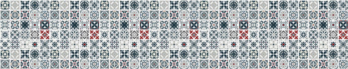 Badrückwand Patchwork