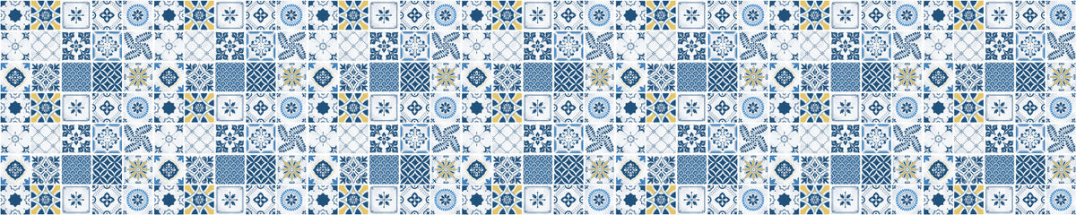 Badrückwand Patchwork