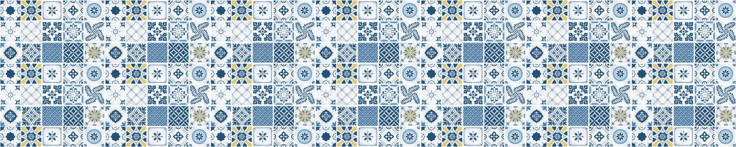 Badrückwand Patchwork