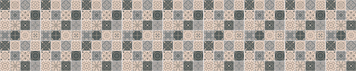 Waschbeckenrückwand Patchwork