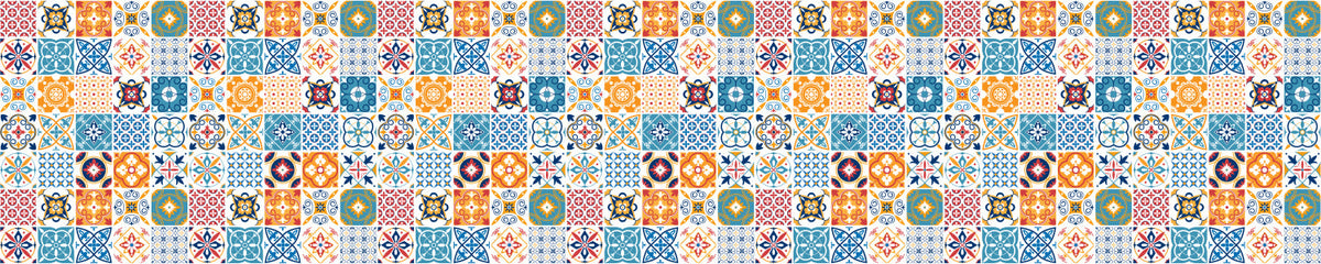 Waschbeckenrückwand Patchwork