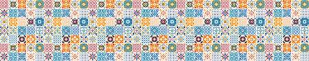 Waschbeckenrückwand Patchwork