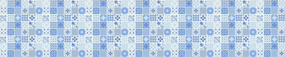 Waschbeckenrückwand Patchwork