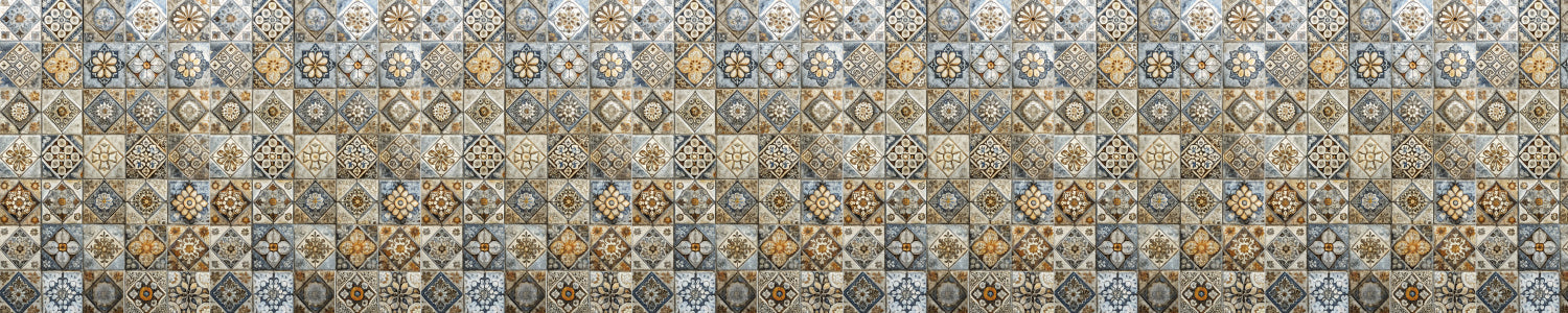 Waschbeckenrückwand Patchwork