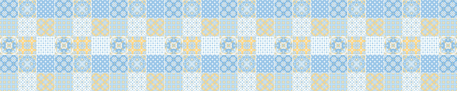 Badrückwand Patchwork