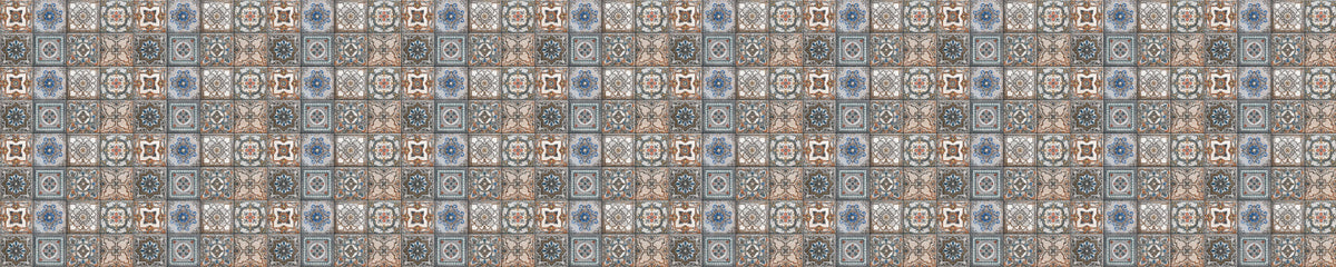 Waschbeckenrückwand Patchwork
