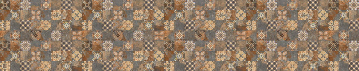 Waschbeckenrückwand Patchwork