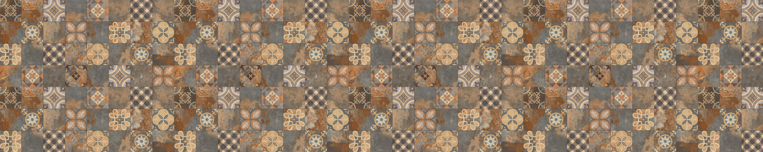 Waschbeckenrückwand Patchwork