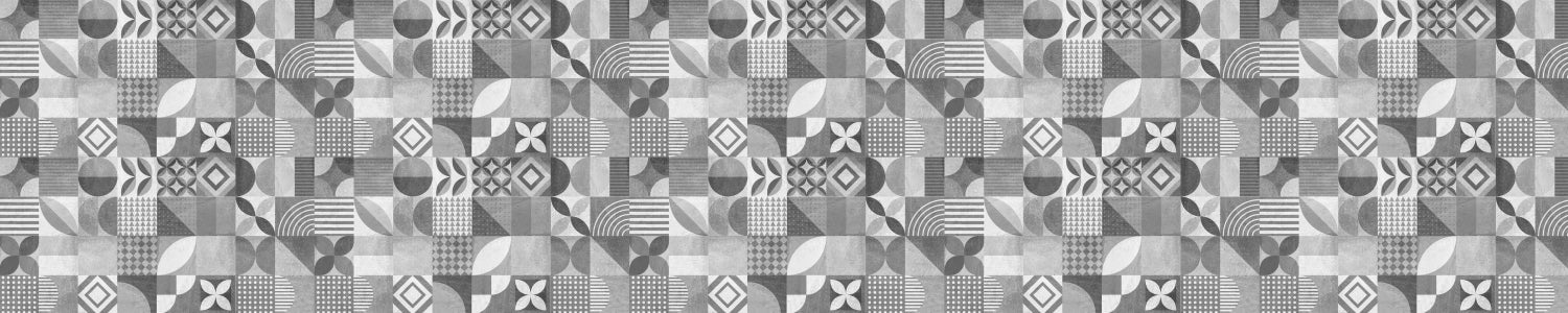 Badrückwand Patchwork