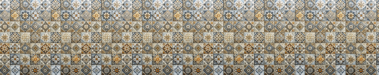 Waschbeckenrückwand Patchwork
