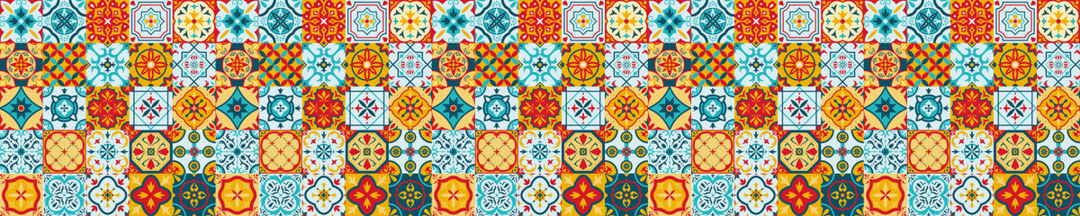 Badrückwand Patchwork