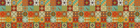 Waschbeckenrückwand Patchwork