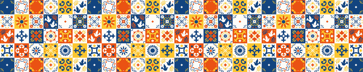 Waschbeckenrückwand Patchwork