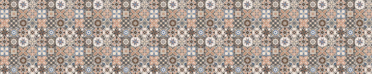 Badrückwand Patchwork