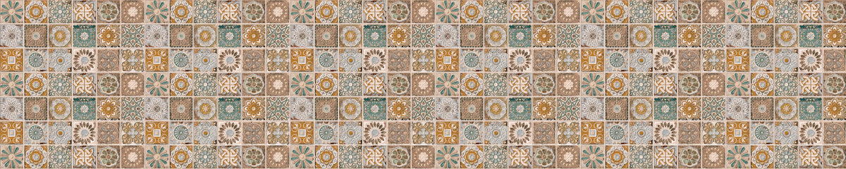 Badrückwand Patchwork