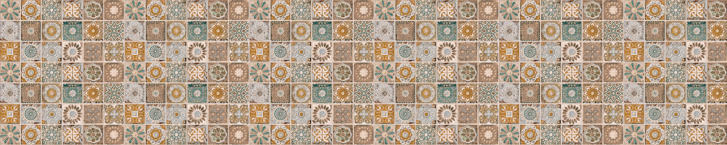 Badrückwand Patchwork