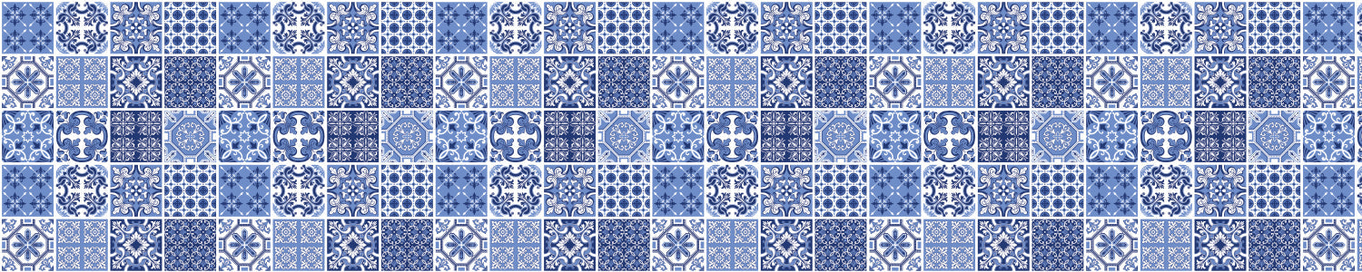 Badrückwand Patchwork
