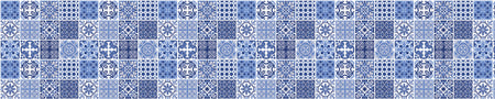 Waschbeckenrückwand Patchwork
