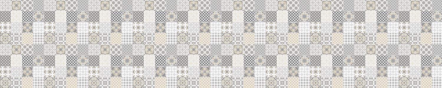 Badrückwand Patchwork