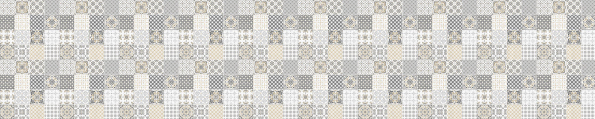 Waschbeckenrückwand Patchwork