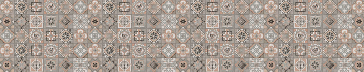 Badrückwand Patchwork