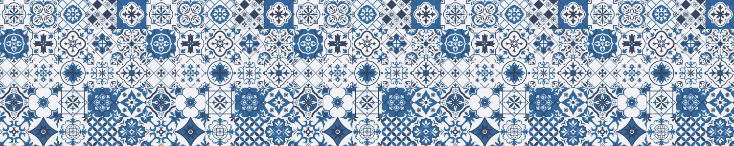 Badrückwand Patchwork