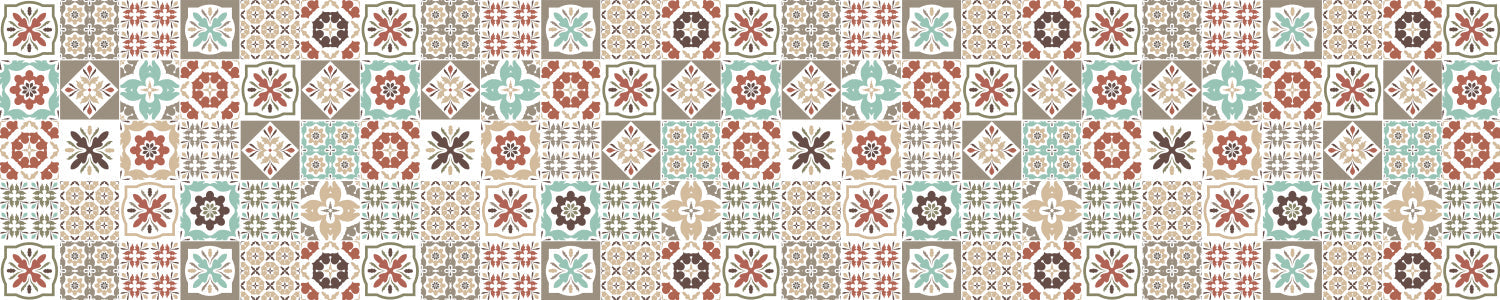Badrückwand Patchwork