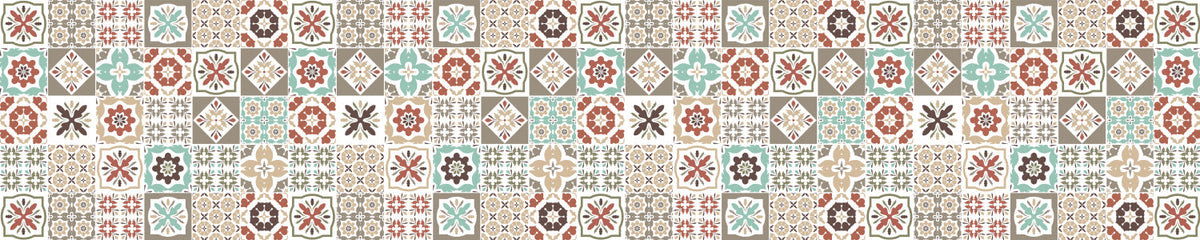 Waschbeckenrückwand Patchwork