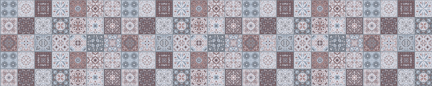 Badrückwand Patchwork