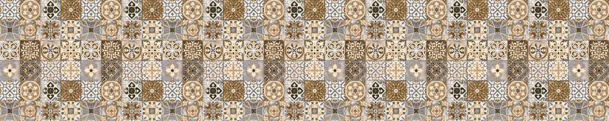 Waschbeckenrückwand Patchwork