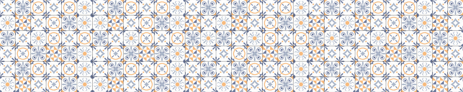 Badrückwand Patchwork